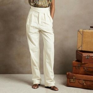 High waisted Cross waisted Trousers